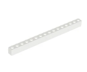 NEW LEGO White Brick 1 x 16 Part, Piece, Item No. 2465, (QTY 1) - Picture 1 of 1