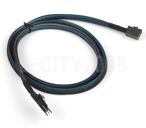 1M 12Gbps Mini SAS HD 36Pin SFF-8643 to Mini SAS 36pin SFF-8087 Raid Data Cable - Picture 1 of 9