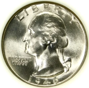 ๐ฅ๐ฅถ๐บ๐ธ๐ฅ๐ฅถ๐บ๐ธ๐NGC MS67 1946 D WASHINGTON HEAD QUARTER - Picture 1 of 3
