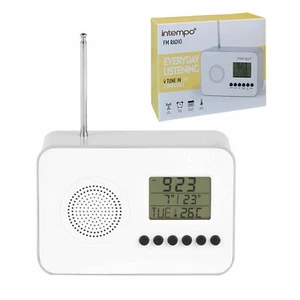 Intempo Portable FM Radio With Time, Alarm, Calendar & Temperature Display - Picture 1 of 4
