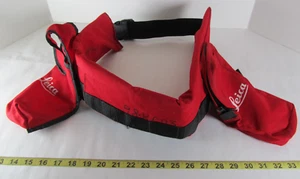Leica Accessory Belt with Two Removable Pouches Bags Carrying Case Adjustable - Picture 1 of 11