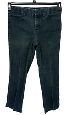 Christopher & banks blue denim hook closure spandex stretch skinny jeans 6P
