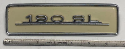 RARO BONITO Emblema de Insignia de Maletero Mercedes Benz 190SL W121 ORIGINAL OEM 1218170215 Foto 1 de 4