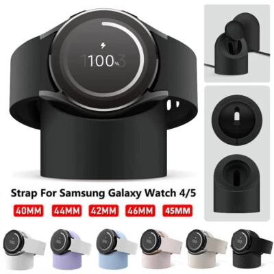 Soporte Cargador Reloj Inteligente Silicona para Samsung Galaxy Watch 4 5 Pro 40/44/45mm Foto 1 de 4