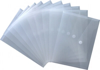 Dokumententasche Sammelmappe Aufbewahrungstasche Mappe Tasche DIN A5 PP neutral - Bild 1 von 4