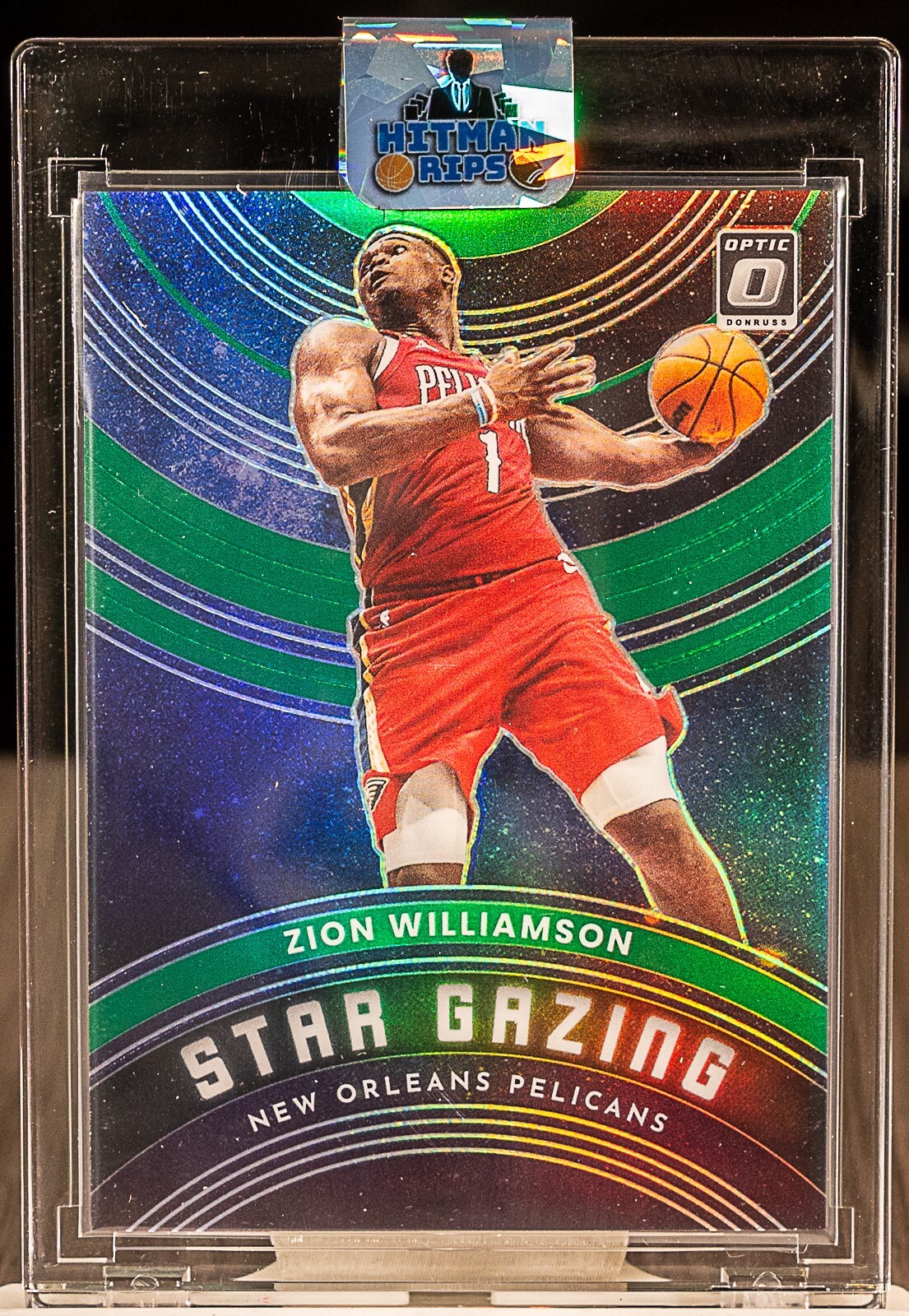 ZION WILLIAMSON 2022-23 Panini Donruss Optic 5 Star Gazing Green 4/5