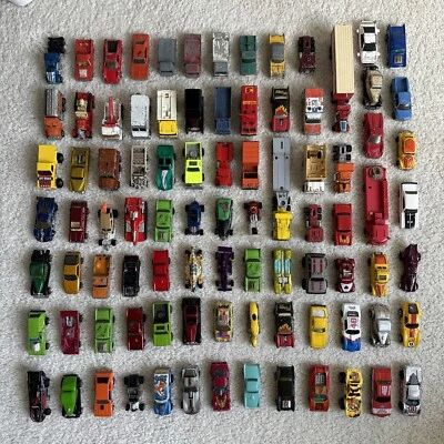 Vintage 60s to 90s Hot Wheels Matchbox Ertl Other Curated Collection Lot of 90+ - Image 1 of 4