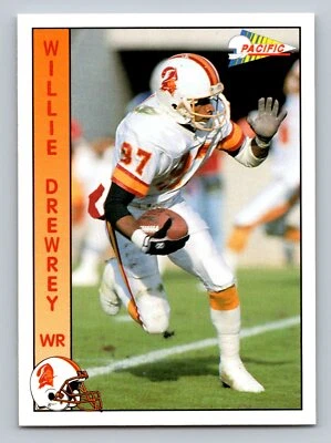 Willie Drewrey 1992 Pacific #634 Tampa Bay Buccaneers - Image 1 of 2