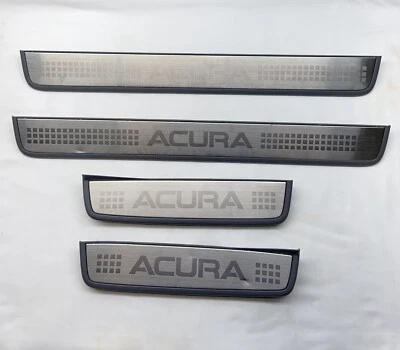 Juego de alféizares/placas raspaduras grises Acura TSX 2004-2008 FABRICANTE DE EQUIPOS ORIGINALES Foto 1 de 4