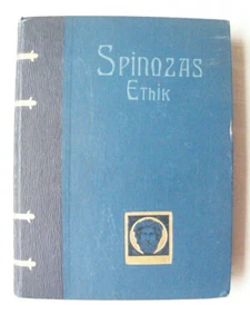 M. Kronenberg Spinozas Ethik Philosophie schöne alte Ausgabe gebunden altdeutsch - Bild 1 von 4