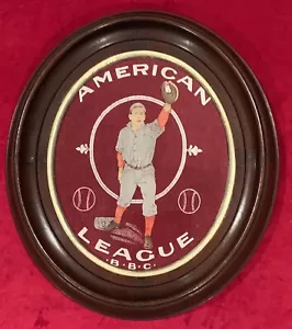 Rare Antique c. 1910 Boston Red Sox BBC Partial Baseball Pennant in Period Frame - Picture 1 of 9