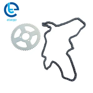 Rear Drive Chain With Chain Sprocket T8F 54T For Mini Bike ATV Quad Go Kart - Picture 1 of 12