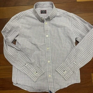 Untuckit Boys Dress Shirt Button Down Blue Size 10 Long Sleeve - Picture 1 of 8
