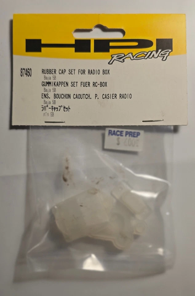 HPI 87460 - Baja 5B Radio Box Rubber Cap Set - Image 1 of 1