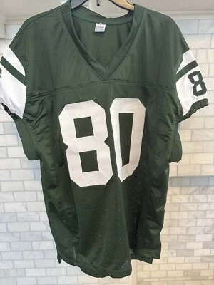 New York Jets Wayne Chrebet Autographed Pro Style Green Jersey BAS Authenticated - Image 1 of 4