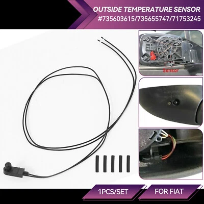For Fiat 500 Punto Grand Panda Outside Temperature Sensor Underneath Door Mirror - Image 1 of 4