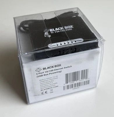 Black Box USB Powered 5-Port 10/100 Fast Ethernet Switch - Image 1 of 3