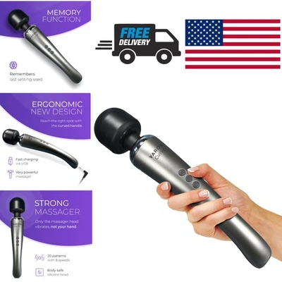 2 Masajeadores Curvos Recargables para Recuperación Profunda de Tejido y Uso Amigable para Viajar Foto 1 de 4