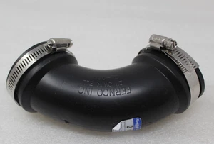 NUOVO Fernco PlumbQwik PQL-200 2" mozzo x 2" mozzo flessibile gomito 90 gradi nuovo - Foto 1 di 8