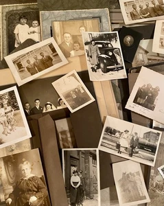 Large Lot of 30+ Antique Photographs - Picture 1 of 3