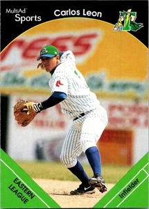 2002 MultiAd Trenton Thunder #15 Carlos Leon - Picture 1 of 2