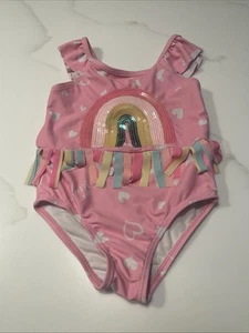 Betsey Johnson Girls Swimsuit l Bathing Suit 4T - Picture 1 of 10