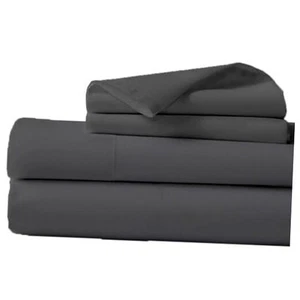 4 Piece Cot Sheets Set - Cot Sheets 30x75 Cot Sheets - 30" x 75" Dark Grey - Picture 1 of 5