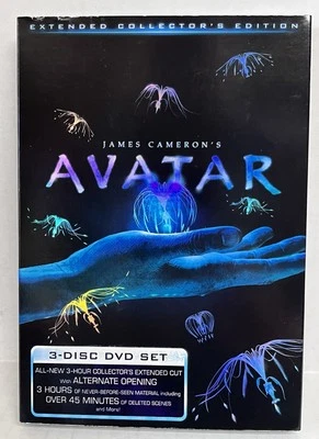 Avatar DVD 2009 Extended Collector's Edition 3-Disc Set Sealed-Cardboard Cover - Image 1 of 4