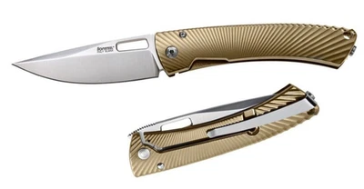 Cuchillo Elmax LionSteel TiSpine Carpeta Integral Brillo Titanio Bronce LS-TS1-BS Foto 1 de 4