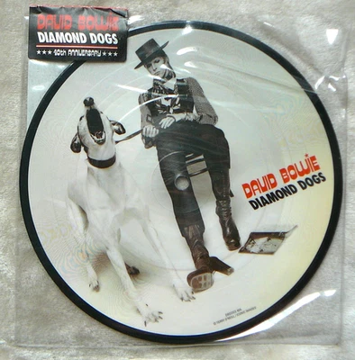 DAVID BOWIE Diamond Dogs 40th ANNIVERSARY 7" PICTURE DISC RECORD - Image 1 of 2