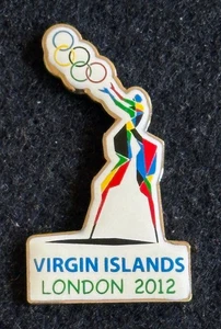 LONDON 2012 OLYMPIC GAMES - US VIRGIN ISLANDS NOC PIN - Picture 1 of 2