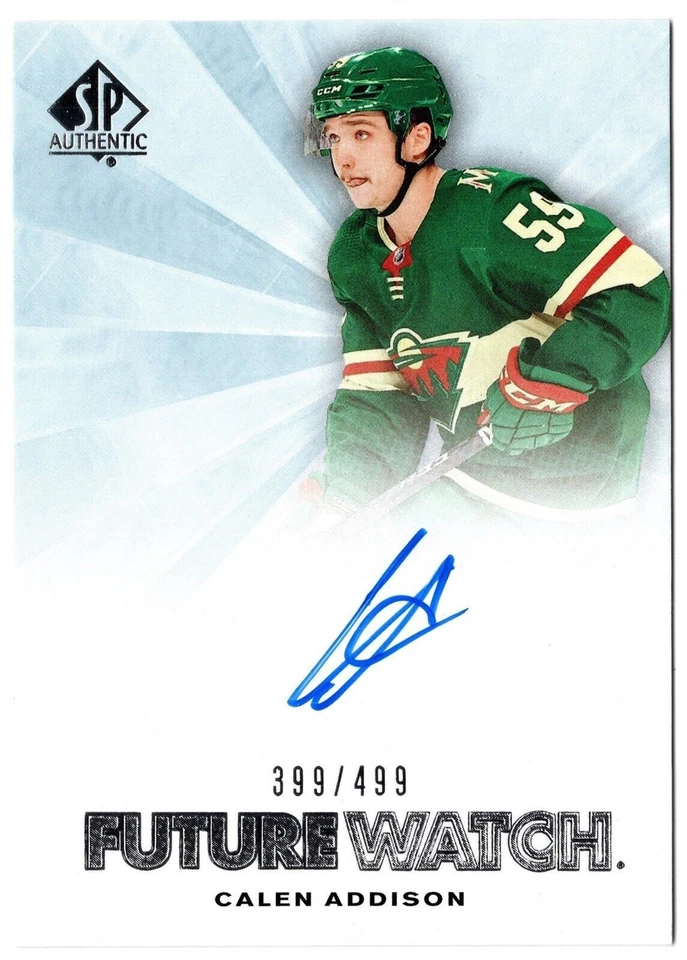 2021-22 SP Authentic 2011-12 Retro Future Watch Auto CALEN ADDISON RFWA-CA #/499 - Image 1 of 1