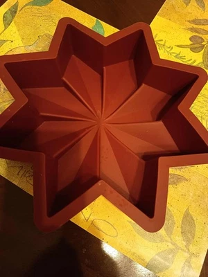 silikon backform Stern 27 cm breit - Bild 1 von 3