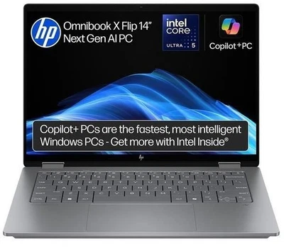 HP OmniBook X 14" 2 in 1 Laptop, Copilot+ PC - REFURB-A - Image 1 of 4