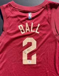 Lonzo Ball Signed Autographed Cleveland Cavaliers Jersey BBB Cavs Psa/Dna Coa - Picture 1 of 4