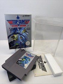 Top Gun The Second Mission NES Game Complete Boxed CIB With Manual PAL A