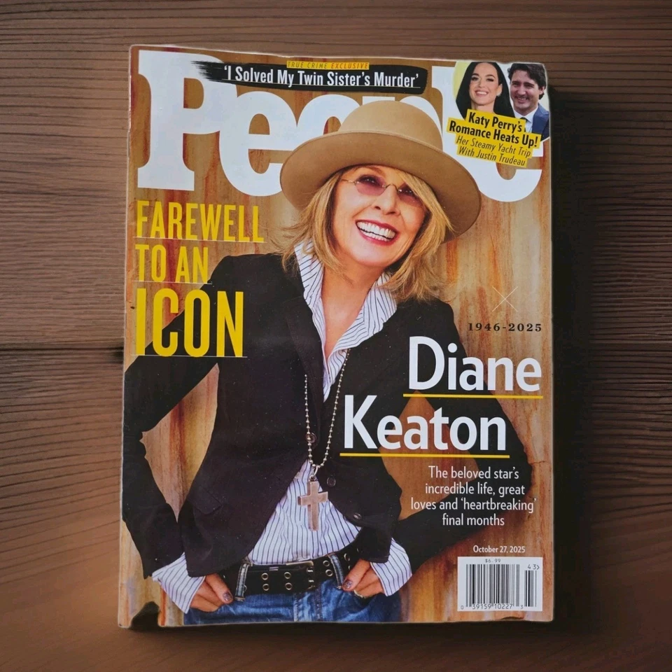 PEOPLE MAGAZINE - DIANE KEATON Farewell To An Icon 1946-2025 - Image 1 of 1