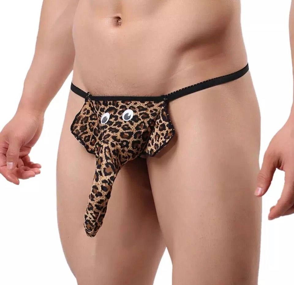 Herren Slip Unterwäsche Penishülle String Elefanten Pouch Geschenk Tanga Erotik - Bild 1 von 4