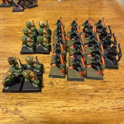 Warhammer Night Goblin Archers Unit, 29 Pieces, Plastic, Painted  - Image 1 of 4