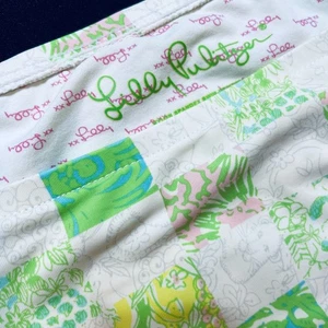 ~ RARE Lilly Pulitzer Med Bikini Swim Bottom Lioness Patch Pattern, Lined - Picture 1 of 12