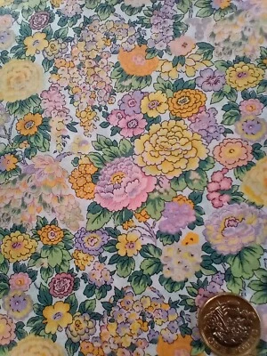 ELYSIAN DAY B floral  Liberty of London Tana Lawn cotton approx 67 x 18 cm - Image 1 of 2