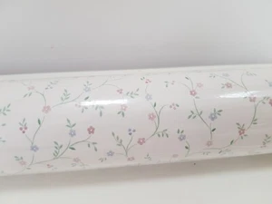 Vintage Ditsy Floral Wallpaper 'Whisper' Mayfair Pre-pasted Vinyl 10m Cottage - Afbeelding 1 van 9