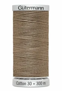 Gutermann Cotton 30, Colour 1128 MOCHA BEIGE, 300m Embroidery, Quilting Th - Imagen 1 de 1