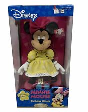 WALT DISNEY Birthday Minnie Mouse ~ Brass Key Keepsake Porcelain Doll ~ 2004