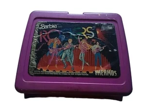 Barbie Lunch Boxes - Barbie & The Rockers, Barbie & Friends With Thermos 1987 - Picture 1 of 2
