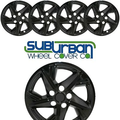 Se adapta a Hyundai Sonata SE 2020-2022 16" negro brillante cubiertas de rueda # IMP-463BLK SET/4 Foto 1 de 4