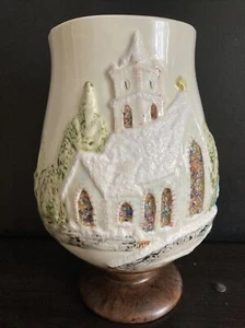 Barbara & Spencer Candel Holder. 10” Pottery. 1979. Vintage - Picture 1 of 6