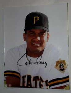 CARLOS GARCIA SIGNED 1994 MLB PHOTO PITTSBURGH PIRATES ALL STAR 1994 - Picture 1 of 2