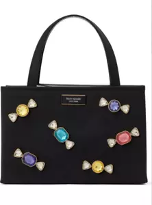 Kate Spade - Sam-Candy Edelstein - Icon Mini Tragetasche - schwarz Multi - neu mit Etikett - $ 398 - Bild 1 von 17