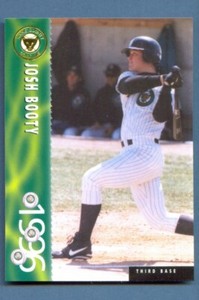 1996 Kane County COUGARS Gold JOSH BOOTY Melbourne FLORIDA Shreveport LOUISIANA